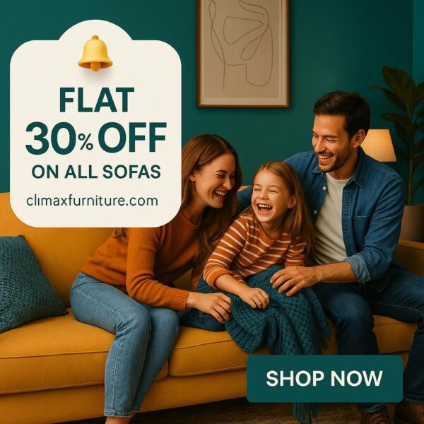 Flat 30% OFF on All sofa sizes banner