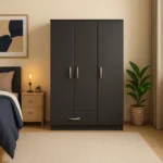 3-Door 1-Drawer Wardrobe | Stunning UK Modern Storage