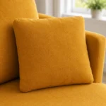 Modern Oversized 1 Seater Swivel Chair - Cushion Closeup