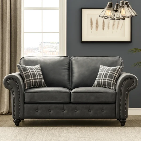 Oakland 2 Seater Leather Sofa