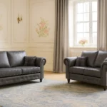 Oakland Leather 3+2 Seater Sofa Set
