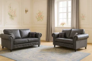 Oakland Leather 3+2 Seater Sofa Set