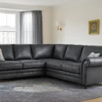 Oakland 5 Seater Corner Leather Sofa