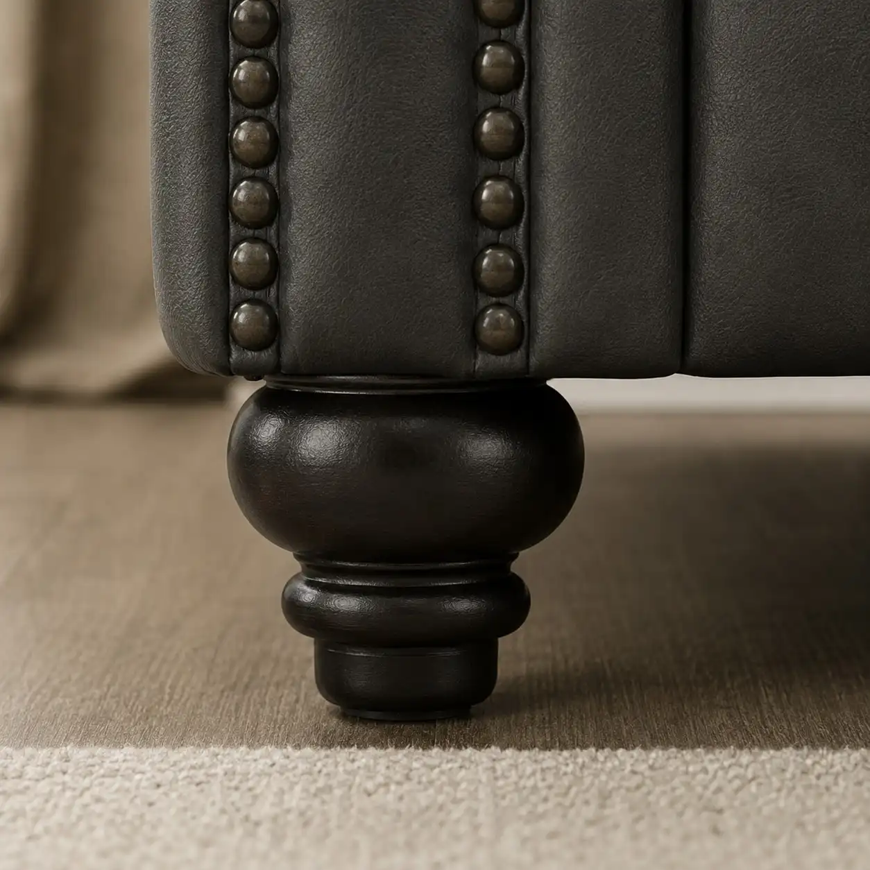 Oakland L Shape Leather Sofa - Image 3