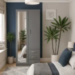 Oaklyn 2-Door Wardrobe with 3 Drawers – UK Made.