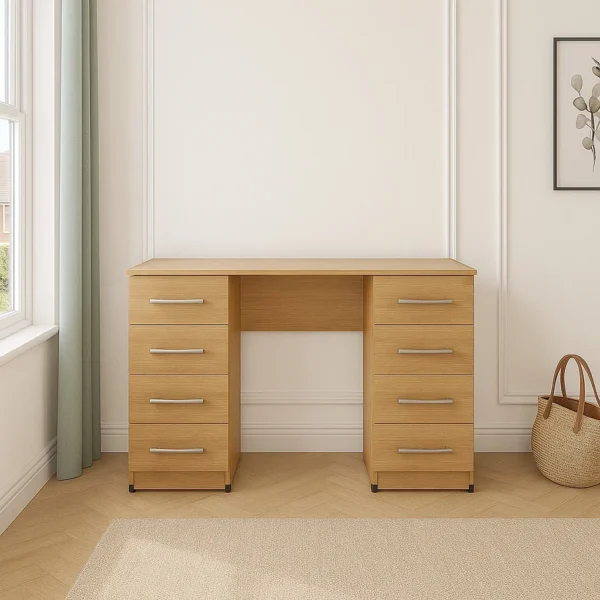 Premium 6-Drawer Study Desk – Elegant & Durable UK Made