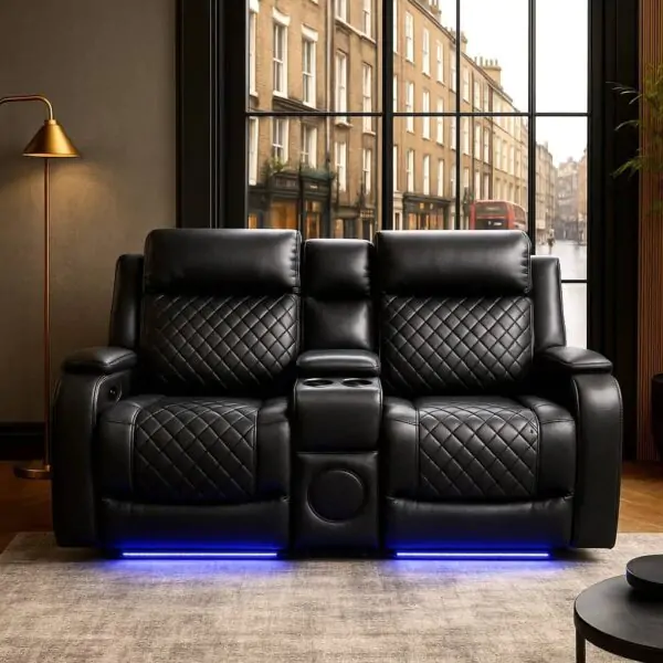 Recliner Sofa UK 2 seater – Handmade Luxury Comfort for Modern Living