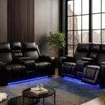 Manual Recliner Leather Sofa – UK Handmade Luxury Comfort