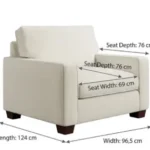 Sloane Armchair Sofa - climax-furniture
