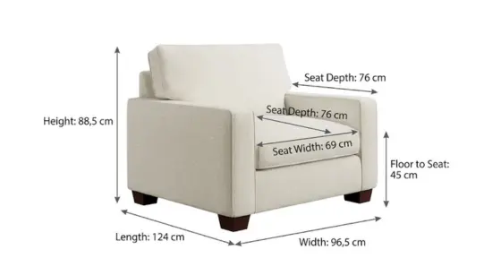 Sloane Armchair Sofa - climax-furniture