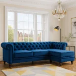 4 Seater Chesterfield L-Shape Corner Sofa – Handmade Luxury