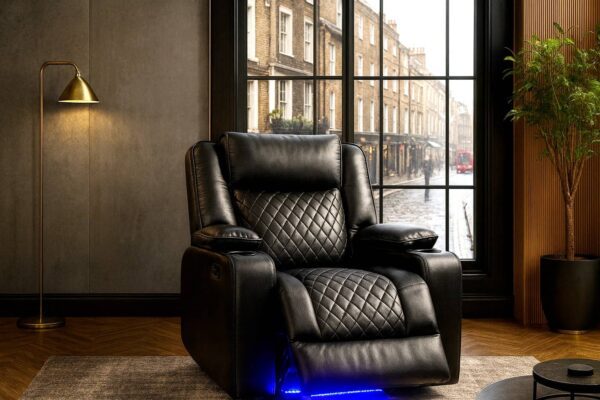 Manual Recliner Leather Sofa – UK Handmade Luxury Comfort - Image 6