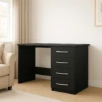 UK Made Wooden Study Desk with 4 Drawers – Solid & Stylish