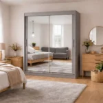 2 Door White Sliding Wardrobe | UK-Made Stylish Quality