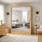 2 Door White Sliding Wardrobe | UK-Made Stylish Quality