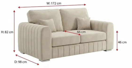 2 Seater Sofa Harper Comfort - climax-furniture