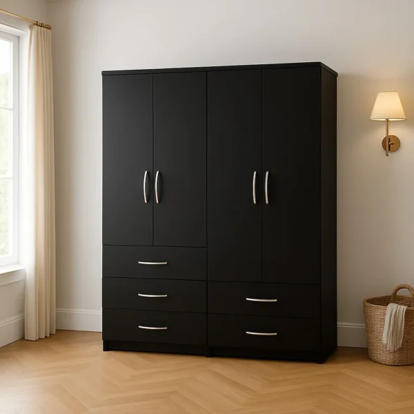 Bexley 3 Door Wardrobe with Drawers – Premium UK Made