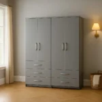 Bexley 3 Door Wardrobe with Drawers – Premium UK Made