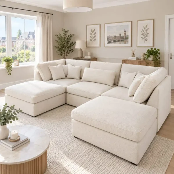 Dylan U Shape Sofa in Room Setup