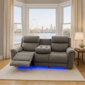 Hannan Electric Recliner 2 Seater Sofa – Luxurious UK-Made