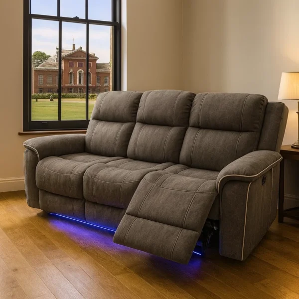 Hannan Electric Recliner Sofa – UK Made Comfort & Style