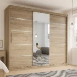 Oslo 2 Door Sliding Mirror Wardrobe | Stunning UK-Made