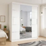Oslo 180cm Sliding Mirror Wardrobe