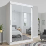 2 Door White Sliding Wardrobe | UK-Made Stylish Quality