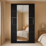 Oslo Sliding Wardrobe | UK Made Modern Mirror Style