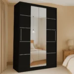 Oslo Sliding Wardrobe | UK Made Modern Mirror Style