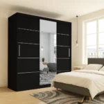 Oslo Sliding Wardrobe | UK Made Modern Mirror Style