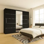Oslo Sliding Wardrobe | UK Made Modern Mirror Style