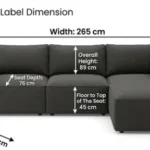 Sloane L Shape Sofa - climax-furniture