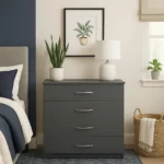 The Oakford Chest of drawer in Grey color UK Made