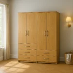 Oak Finish Bedroom Wardrobe UK – Spacious & Modern Storage