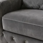 Ashton 3+2 Seater Velvet Sofa Set - Seat Closeup