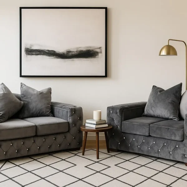 Ashton Velvet 3+2 Seater Sofa – UK Made