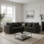 Ashton Corner Velvet Sofa | Premium UK Made Luxury