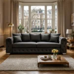 Ashton Velvet 3 Seater Sofa, Superior Style UK Made