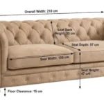 Authentic Leather Chesterfield Sofas 2-Seater London Sales - climax-furniture