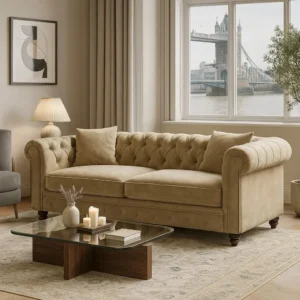 Authentic Leather Chesterfield Sofas | 2-Seater London Sales