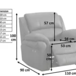 Electric Recliner Armchair Sofa-climax-furniture