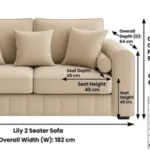 Lilly 2 Seater Sofa-climax-furniture