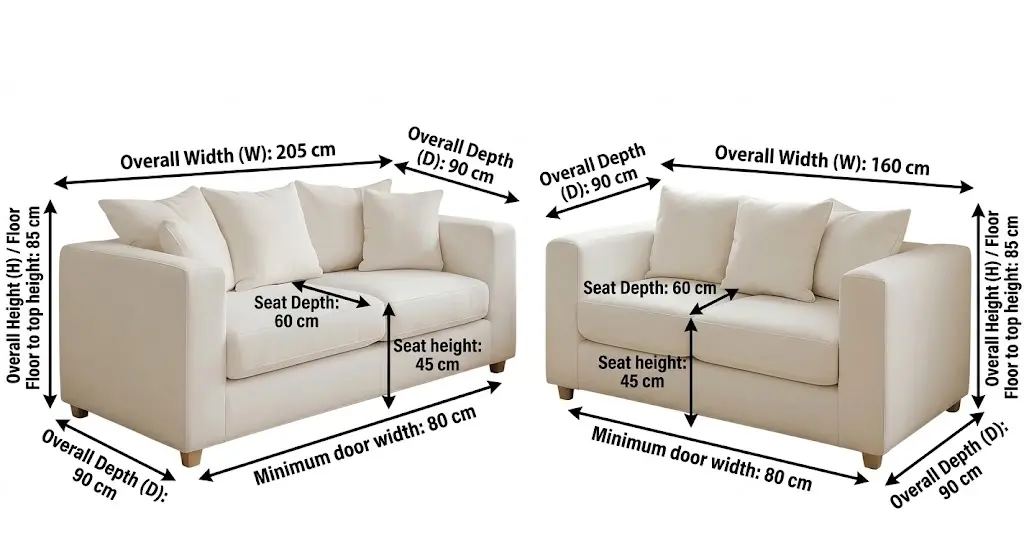 Luxury Modular 3+2 Seater Sofa