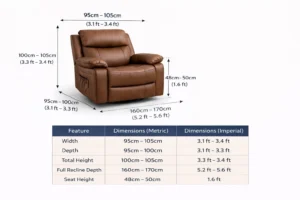 Manual Recliner Armchair Sofa – UK Made