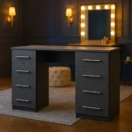 Luxurious Modern 8-Drawer Vanity – Handcrafted in the UK