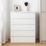 6-Drawer Chest Sleek White – Stunning Minimalist Design – UK