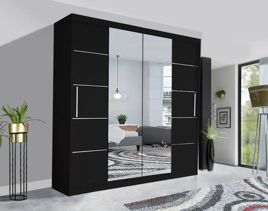 Oslo Sliding Mirror Wardrobe | Stylish Storage Solution UK