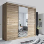 Oslo Sliding Mirror Wardrobe | Stylish Storage Solution UK
