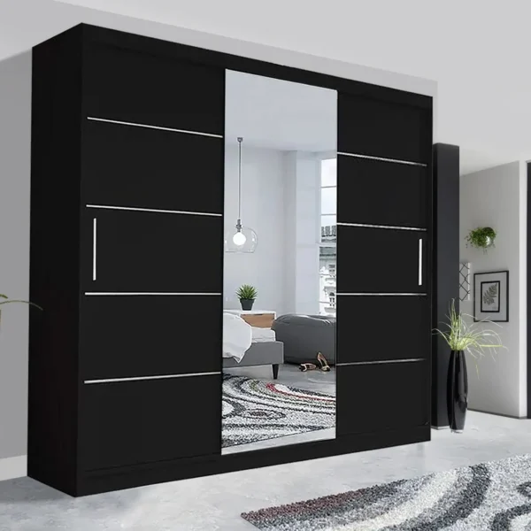 Oslo Sliding Mirror Wardrobe | Stylish Storage Solution UK